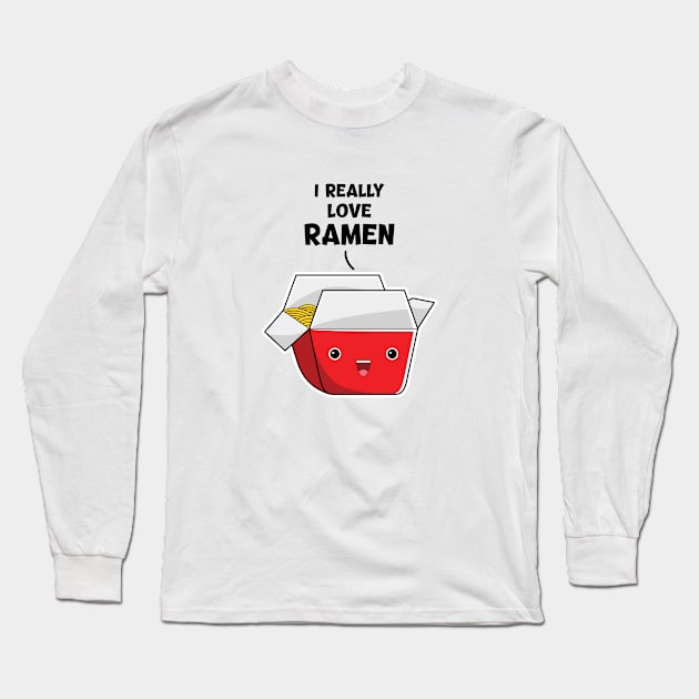 Ramen Long Sleeve T-Shirt by CANVAZSHOP